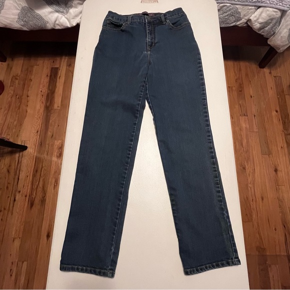 Gloria Vanderbilt Denim - Gloria Vanderbilt Dark Blue Amanda Jeans Size 4